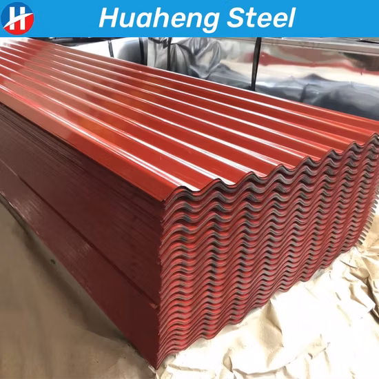 건축 타일, 컬러 코팅 금속, 강판, 골판지, 사전 도장된 아연 도금 철 루핑 시트