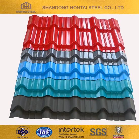 건축 자재, 사전 도장된 컬러 코팅 아연 도금 코일, PPGI 강철, 탄소강 코일, 골판지 금속 루핑 시트